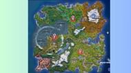 Location of all Black Markets in Fortnite Chapter 6 Season 2 (Image via Epic Games)